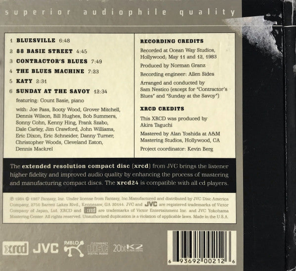Count Basie Orchestra - "88 Basie Street" (XRCD) | Near Mint (NM) Excellent (EX)