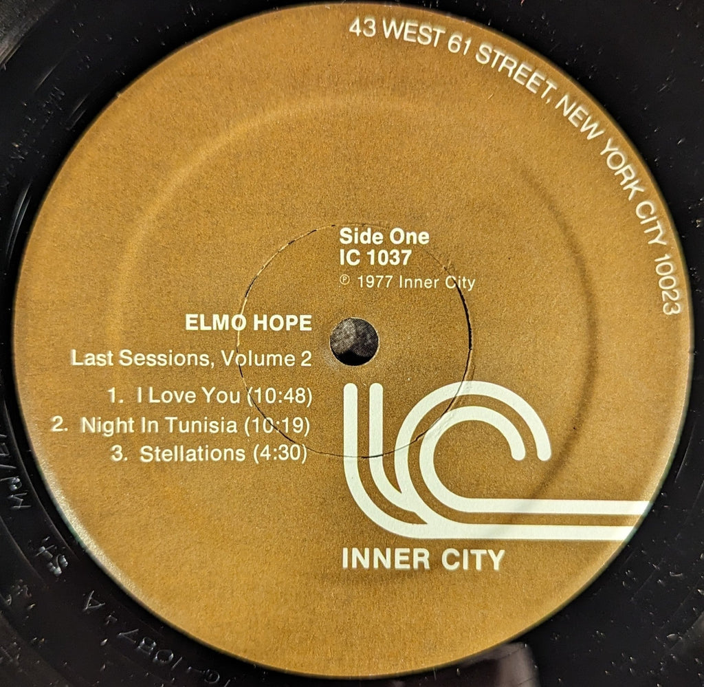 Elmo Hope - Last Sessions Vol. 2 | Near Mint (NM) Near Mint (NM)