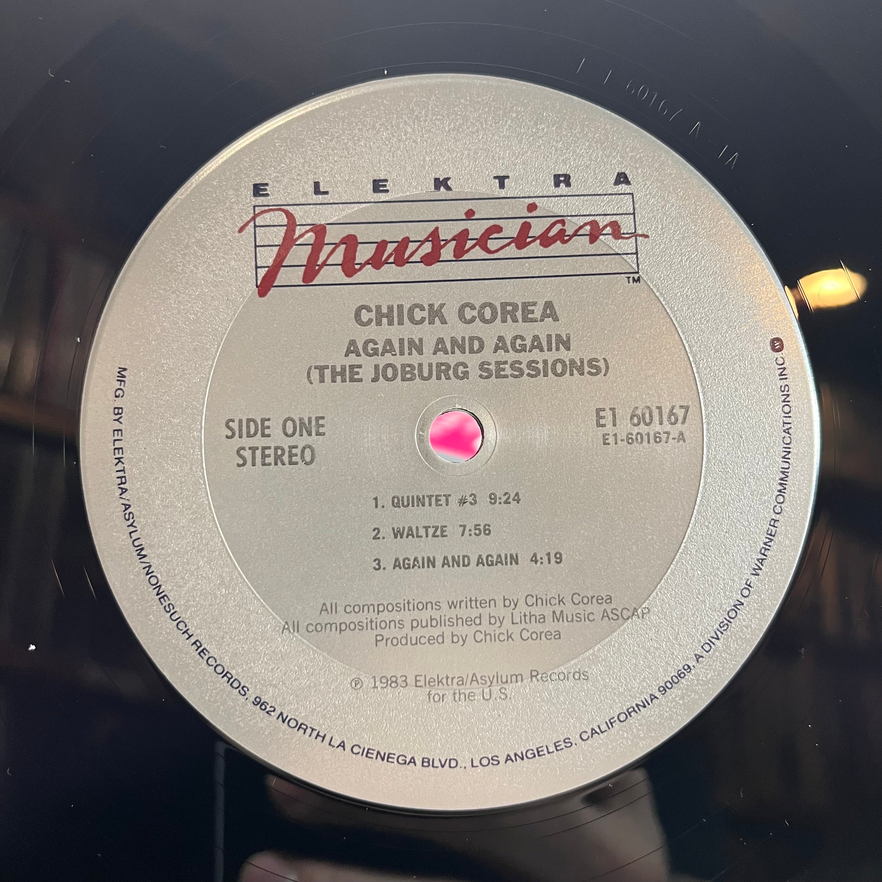 Chick Corea - Again And Again (The Joburg Sessions) (LP) | Near Mint (NM) Near Mint (NM)
