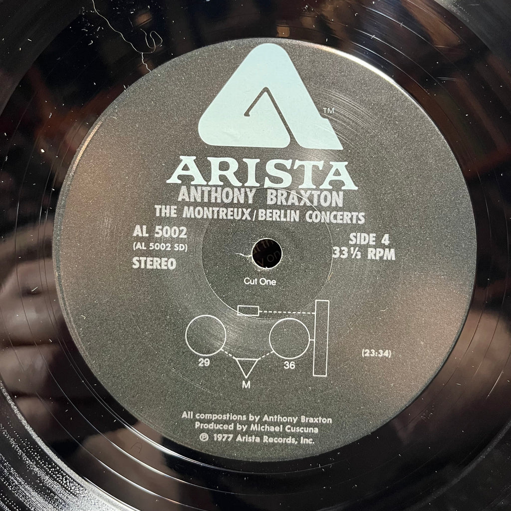 Anthony Braxton - The Montreux / Berlin Concerts (2xLP) | Near Mint (NM) Excellent+ (EX+)
