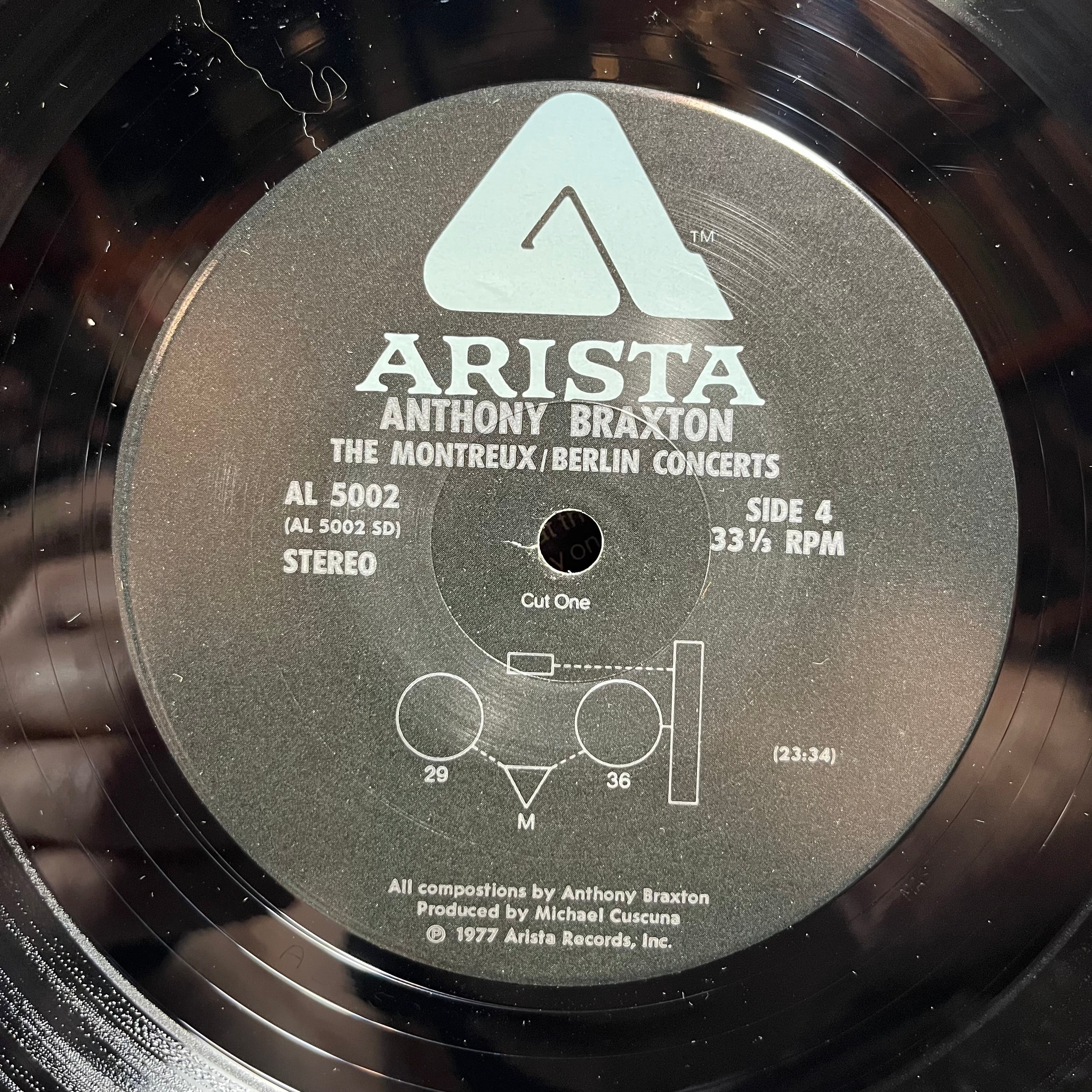 Anthony Braxton - The Montreux / Berlin Concerts (2xLP) | Near Mint (NM) Excellent+ (EX+)