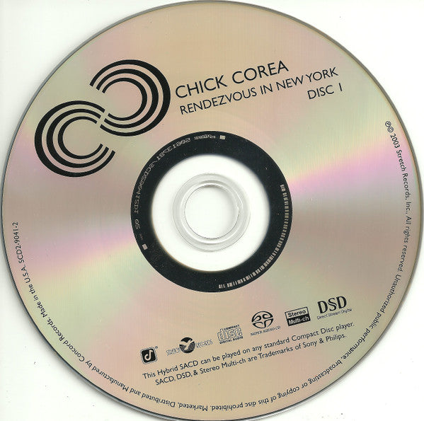 Chick Corea - Rendezvous In New York (SACD) | Near Mint (NM) Very Good Plus (VG+)