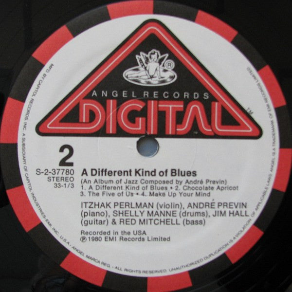 Itzhak Perlman - A Different Kind Of Blues (An Album Of Jazz Composed By André Previn) | Near Mint (NM) Near Mint (NM)