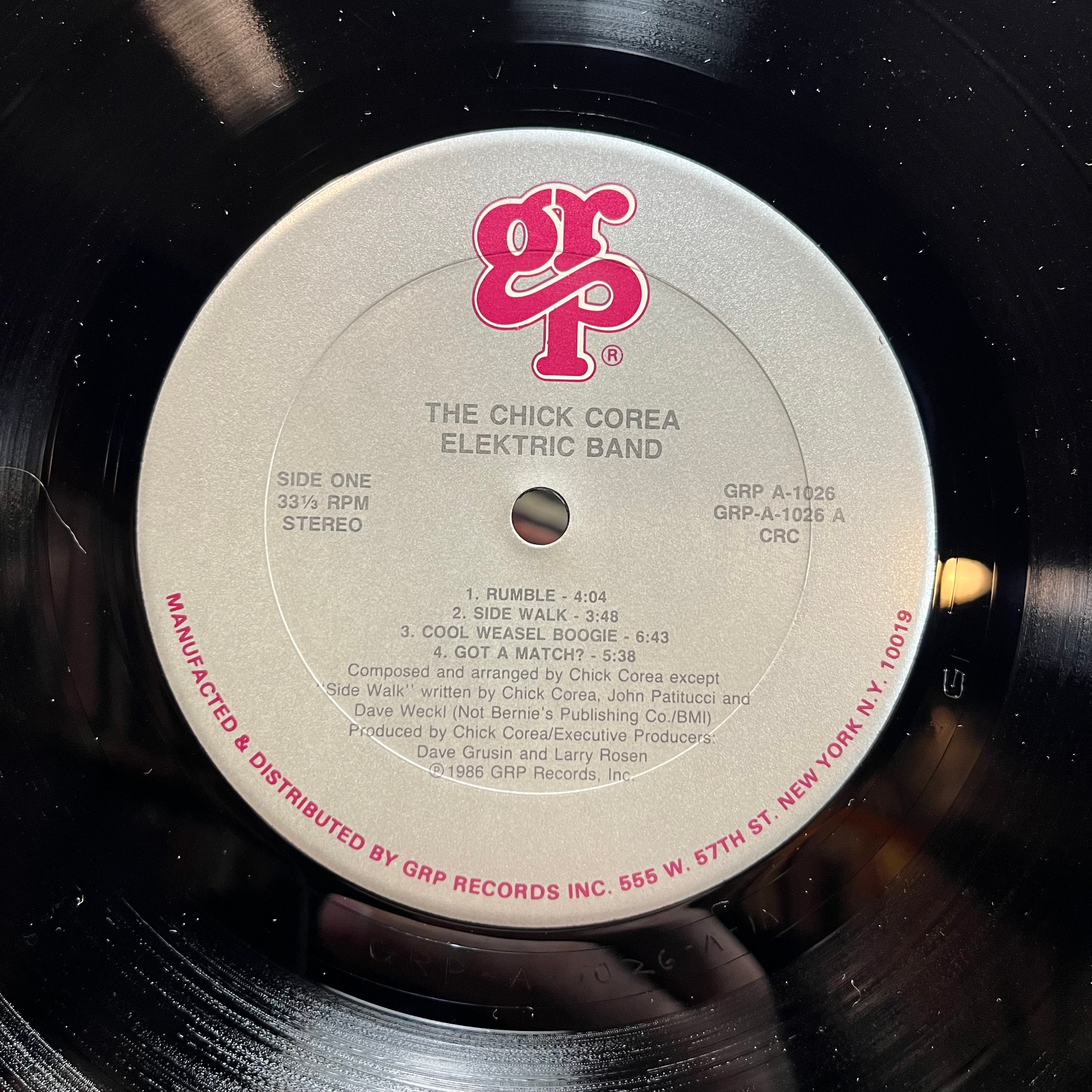 The Chick Corea Elektric Band - The Chick Corea Elektric Band (VINYL) | Near Mint (NM) Excellent+ (EX+)