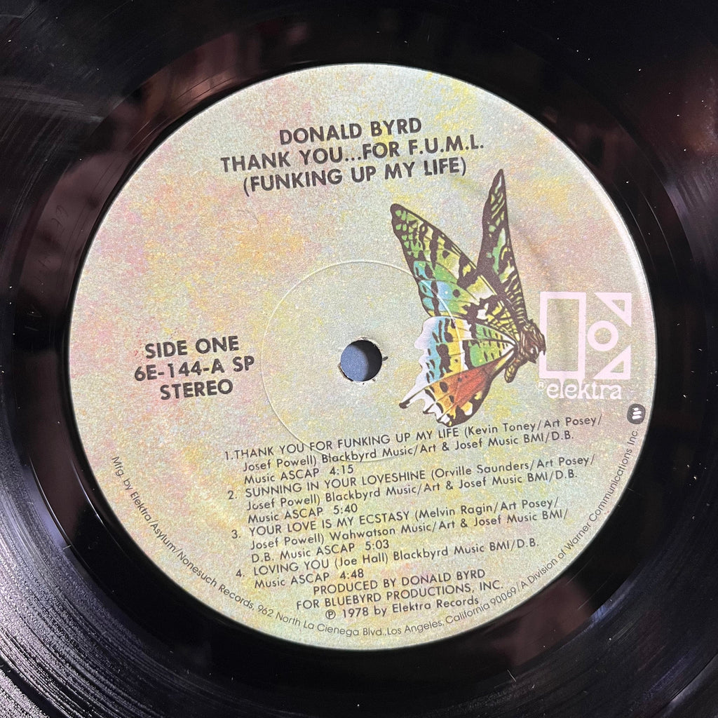 Donald Byrd - Thank You … For F.U.M.L. (Funking Up My Life) (LP) | Near Mint (NM) Near Mint (NM)