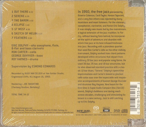 Eric Dolphy - Out There (SACD) | Near Mint (NM or M-)