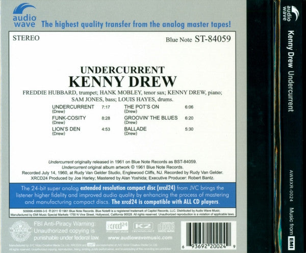 Kenny Drew - Undercurrent (CD) | Near Mint (NM or M-)
