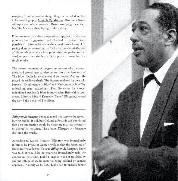 Duke Ellington - Ellington At Newport 1956 (Complete) (2xCD) | Near Mint (NM or M-)
