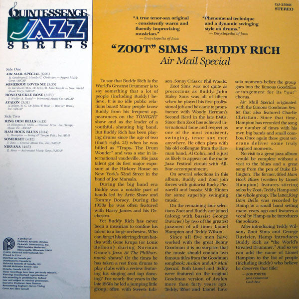 Zoot Sims - Air Mail Special | Near Mint (NM) Near Mint (NM)