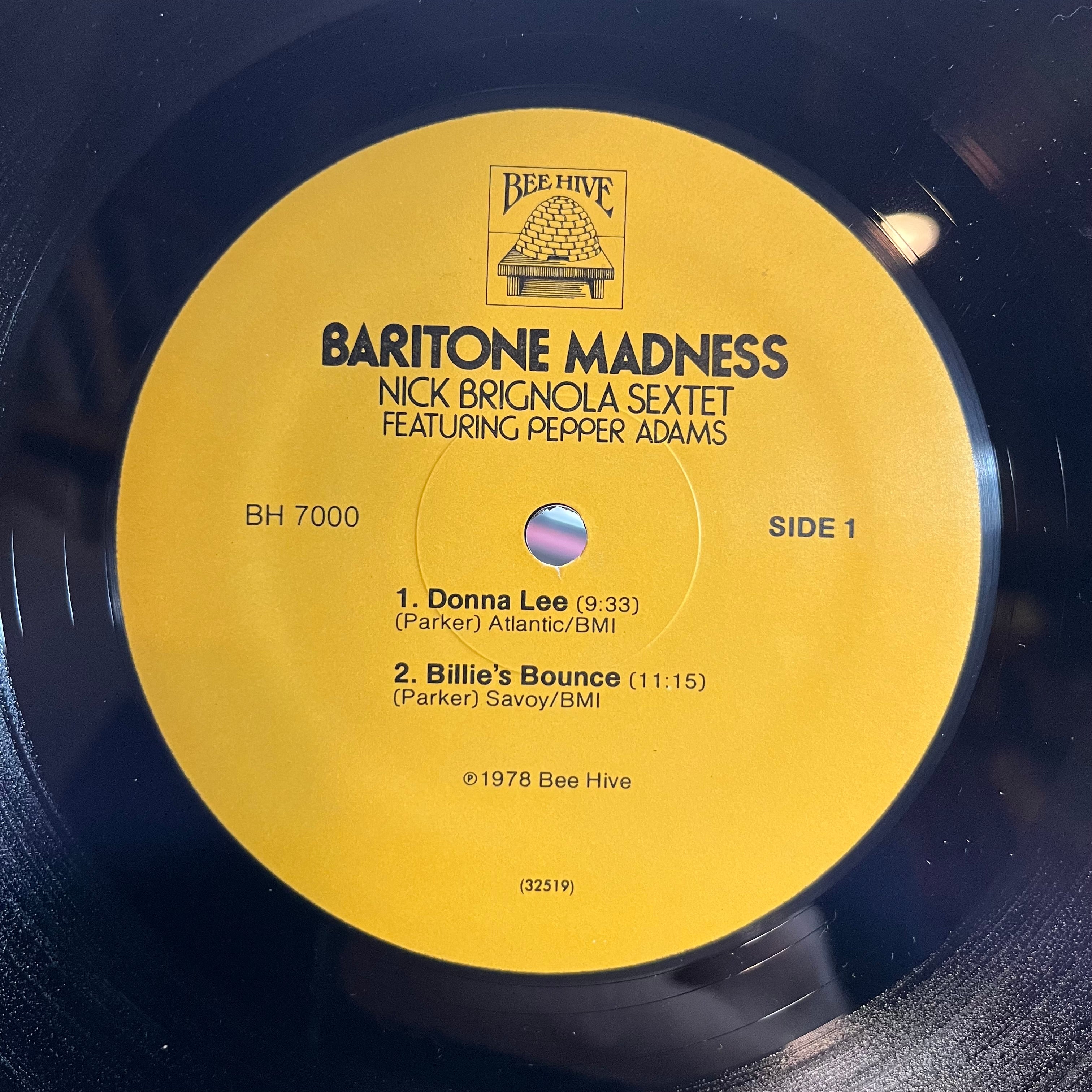The Nick Brignola Sextet - Baritone Madness (VINYL) | Near Mint (NM) Near Mint- (NM-)