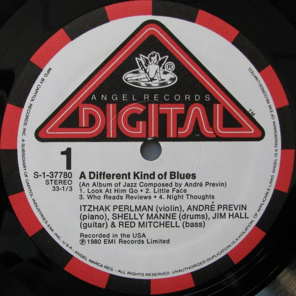 Itzhak Perlman - A Different Kind Of Blues (An Album Of Jazz Composed By André Previn) | Near Mint (NM) Near Mint (NM)