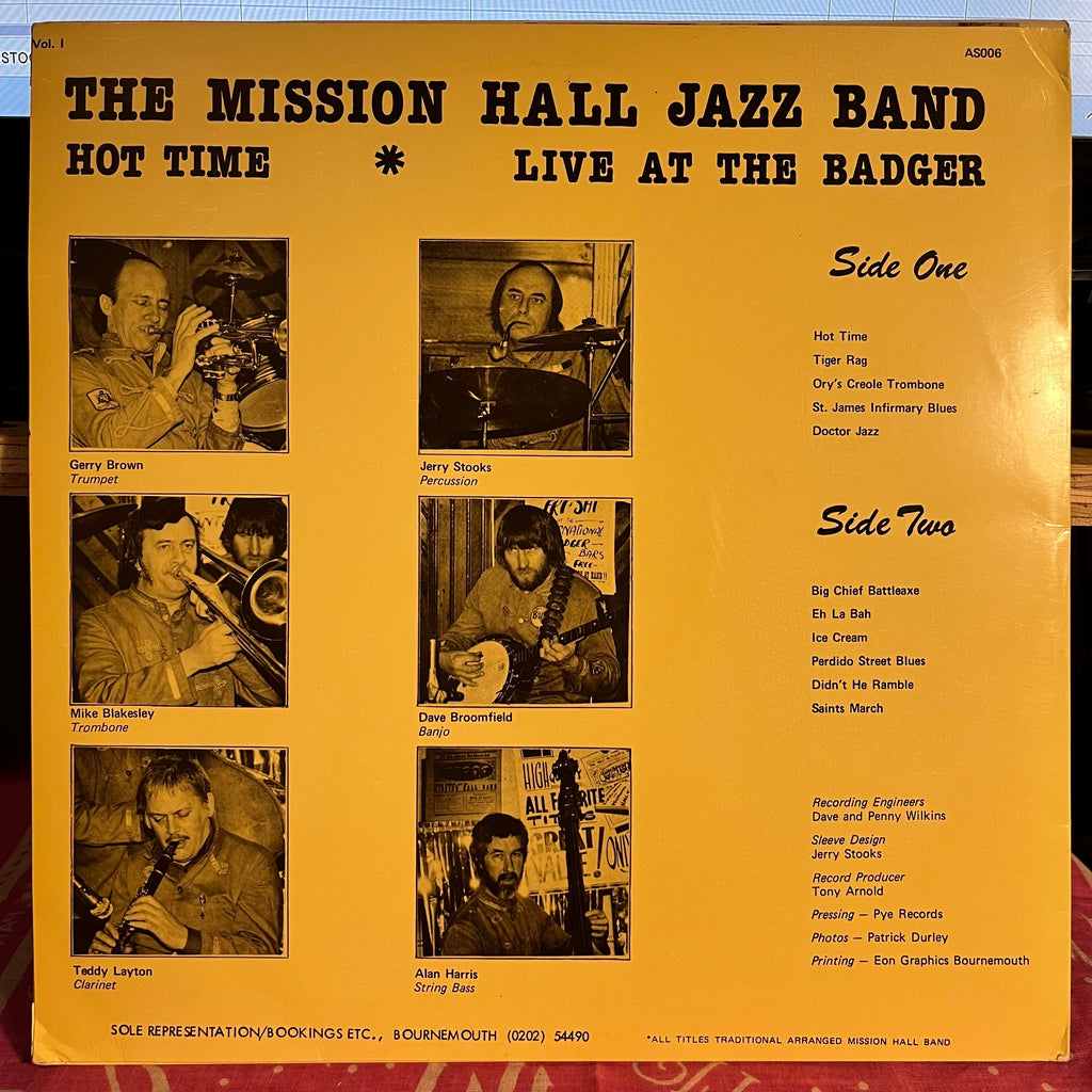 The Mission Hall Jazz Band - Hot Time | Near Mint (NM) Near Mint (NM)