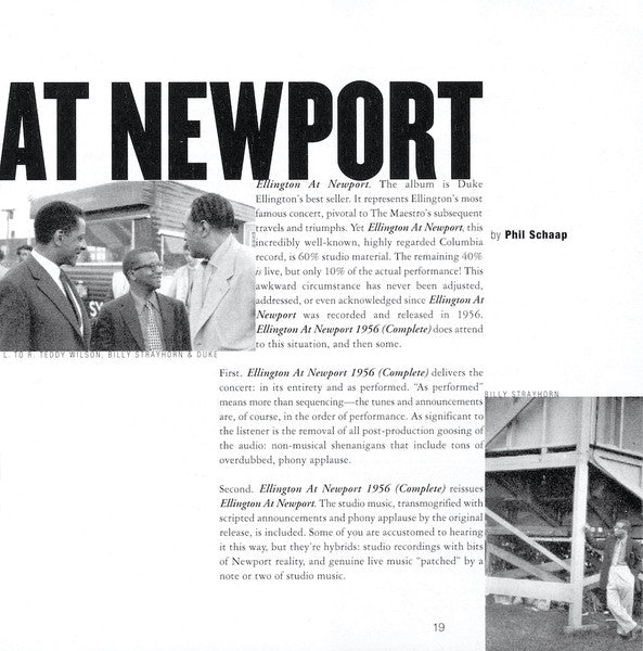 Duke Ellington - Ellington At Newport 1956 (Complete) (2xCD) | Near Mint (NM or M-)