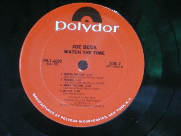 Joe Beck - Watch The Time | Very Good (VG)