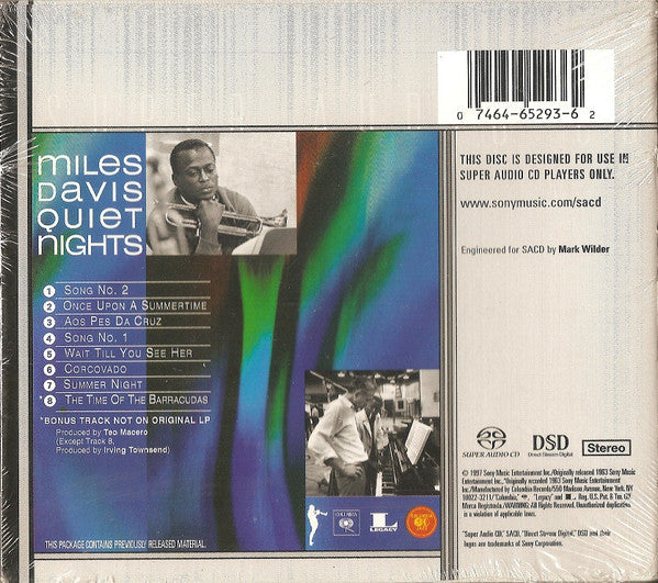 Miles Davis - Quiet Nights (SACD) | Near Mint (NM) Near Mint (NM)