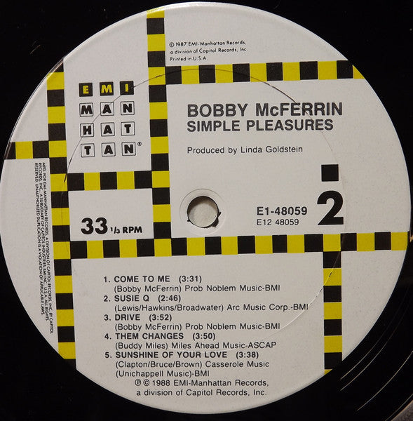 Bobby McFerrin - Simple Pleasures | Near Mint (NM) Near Mint (NM)
