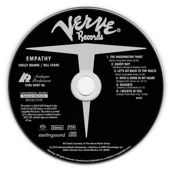 Shelly Manne - Empathy (SACD) | Near Mint (NM or M-)