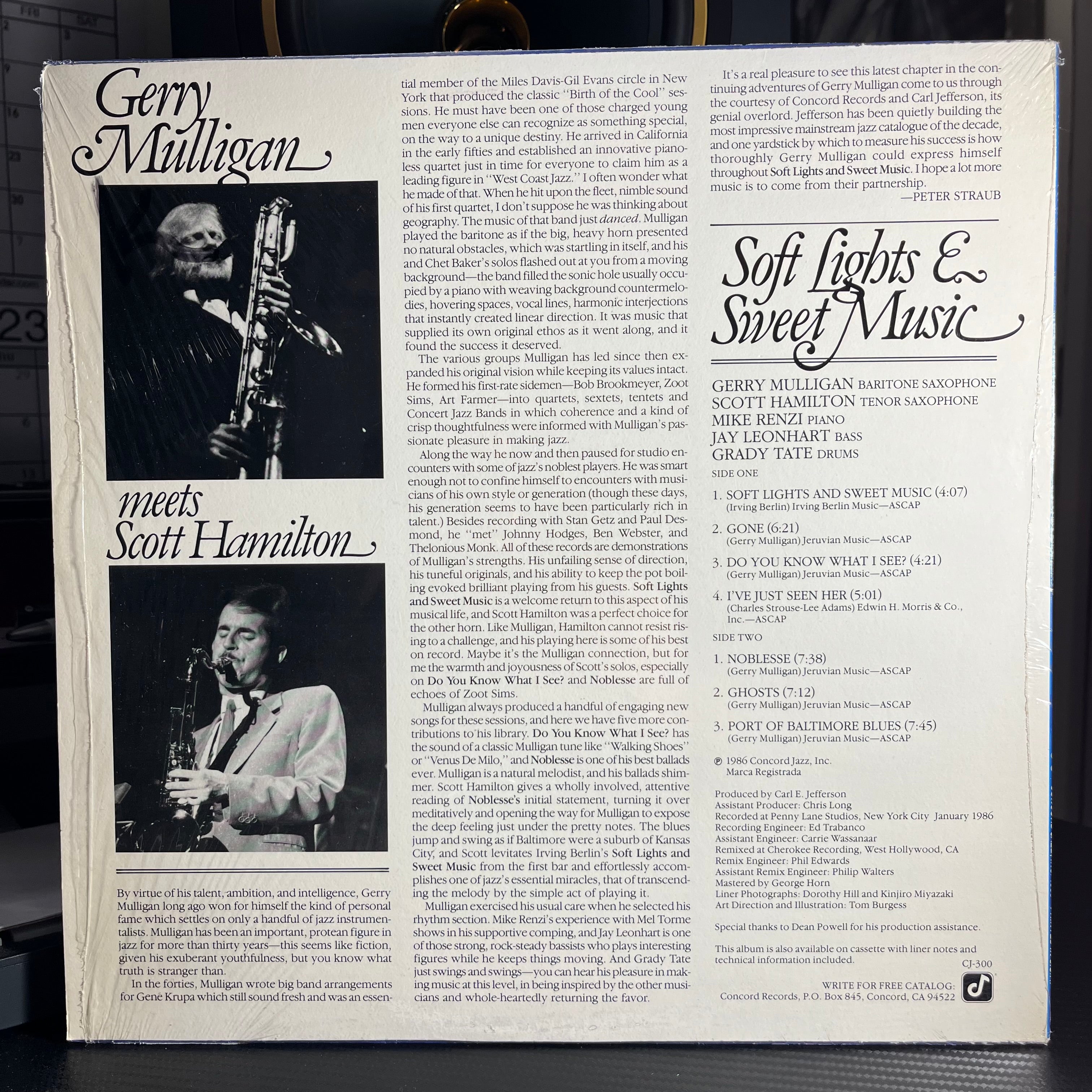 Gerry Mulligan - Soft Lights & Sweet Music | Near Mint (NM) Mint (M)