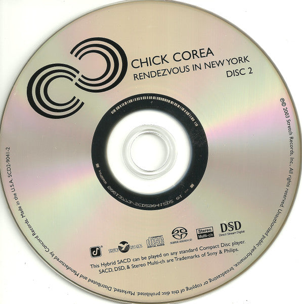 Chick Corea - Rendezvous In New York (SACD) | Near Mint (NM) Very Good Plus (VG+)