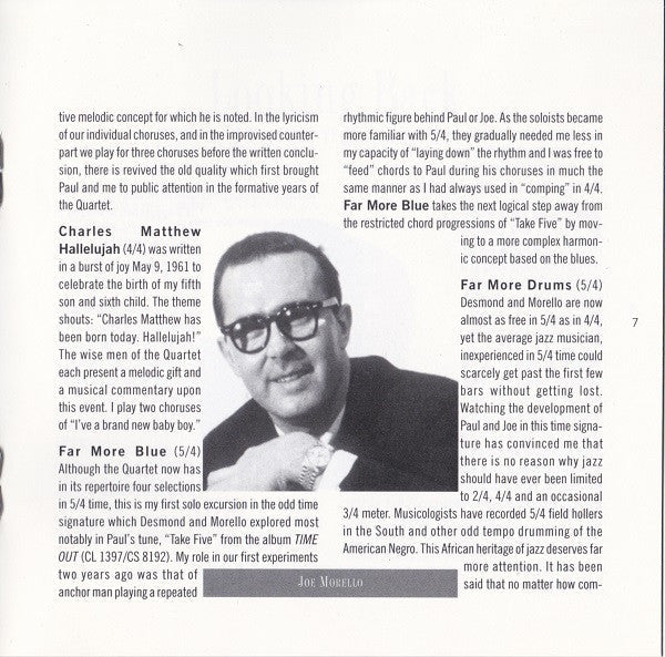 The Dave Brubeck Quartet - Time Further Out (Miro Reflections) (CD) |