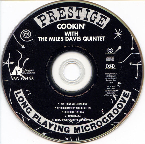 The Miles Davis Quintet - Cookin' With The Miles Davis Quintet (SACD) | Near Mint (NM or M-)