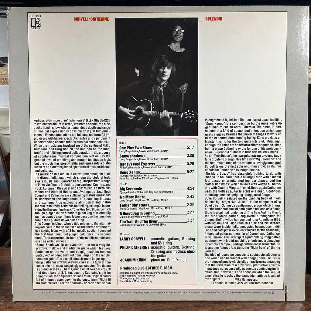 Larry Coryell - Splendid (LP) | Near Mint (NM) Near Mint (NM)