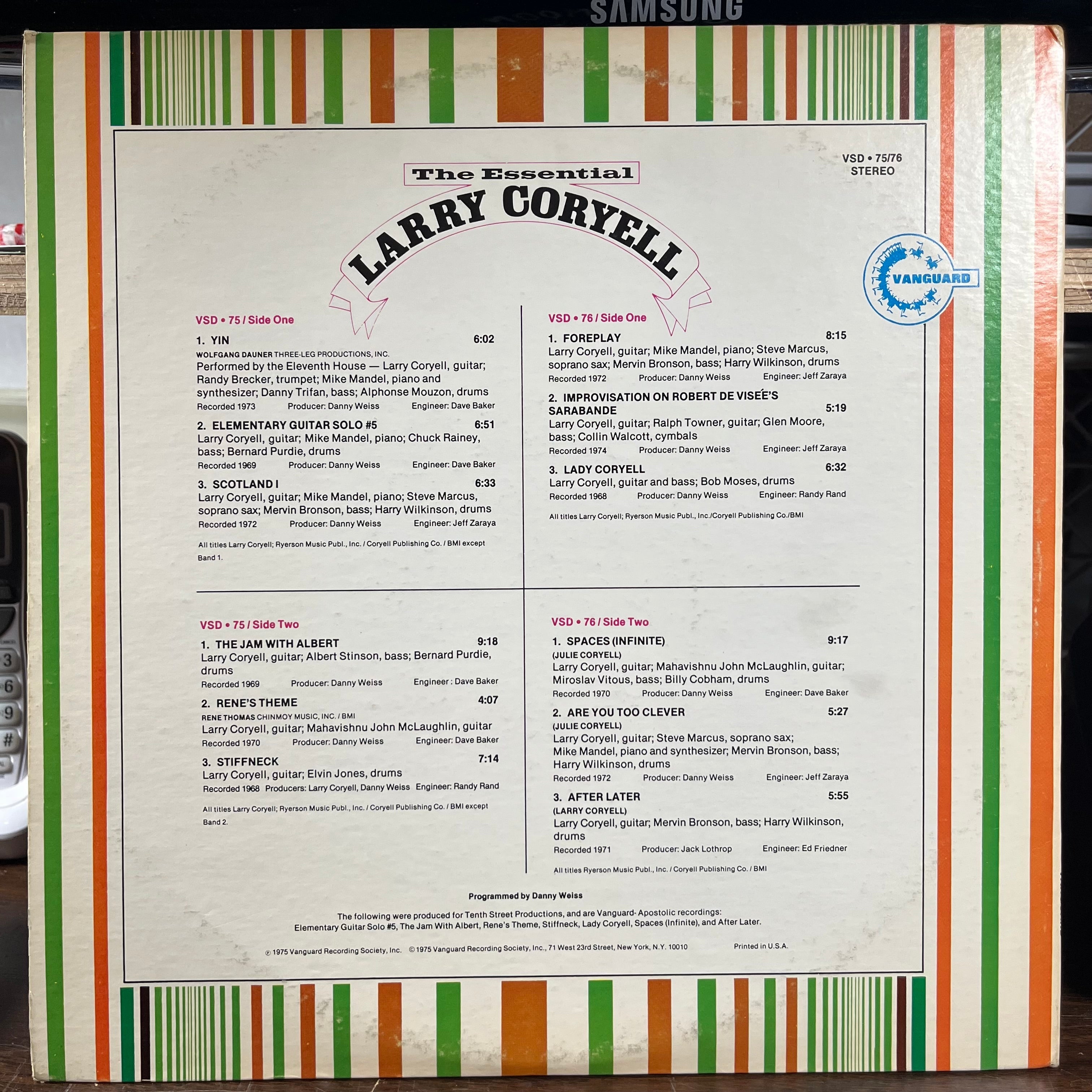 Larry Coryell - The Essential (2xLP) | Near Mint (NM) Excellent (EX)