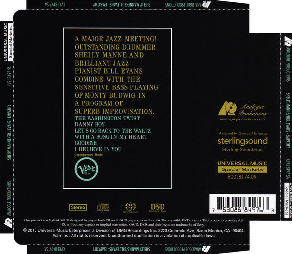 Shelly Manne - Empathy (SACD) | Near Mint (NM or M-)