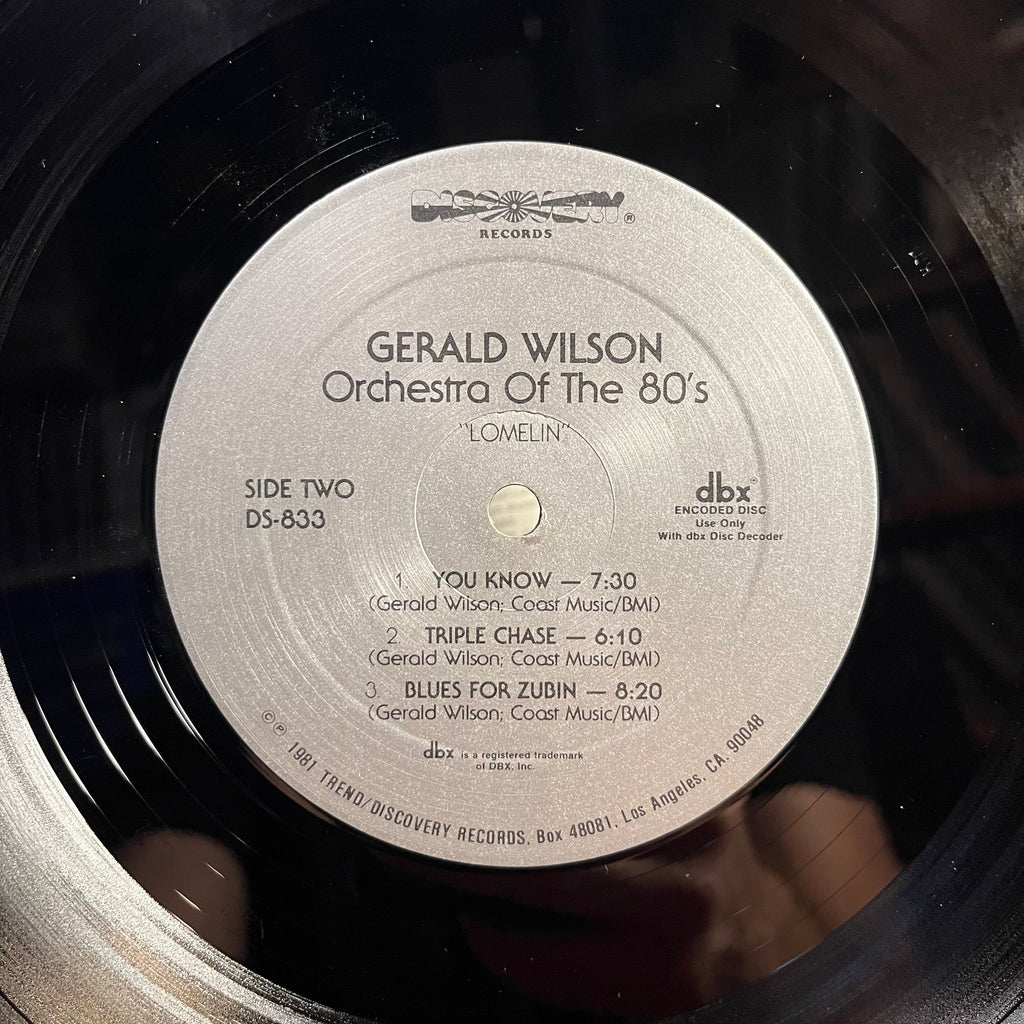Gerald Wilson Orchestra Of The 80's - Lomelin *DBX* | Near Mint (NM) Excellent (EX)
