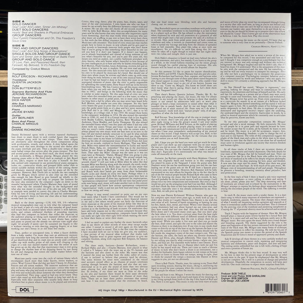 Charles Mingus - The Black Saint And The Sinner Lady (VINYL) | Near Mint (NM) Near Mint (NM)