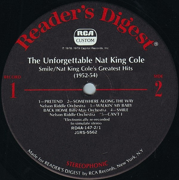 Nat King Cole - The Unforgettable | Near Mint (NM) Near Mint (NM)