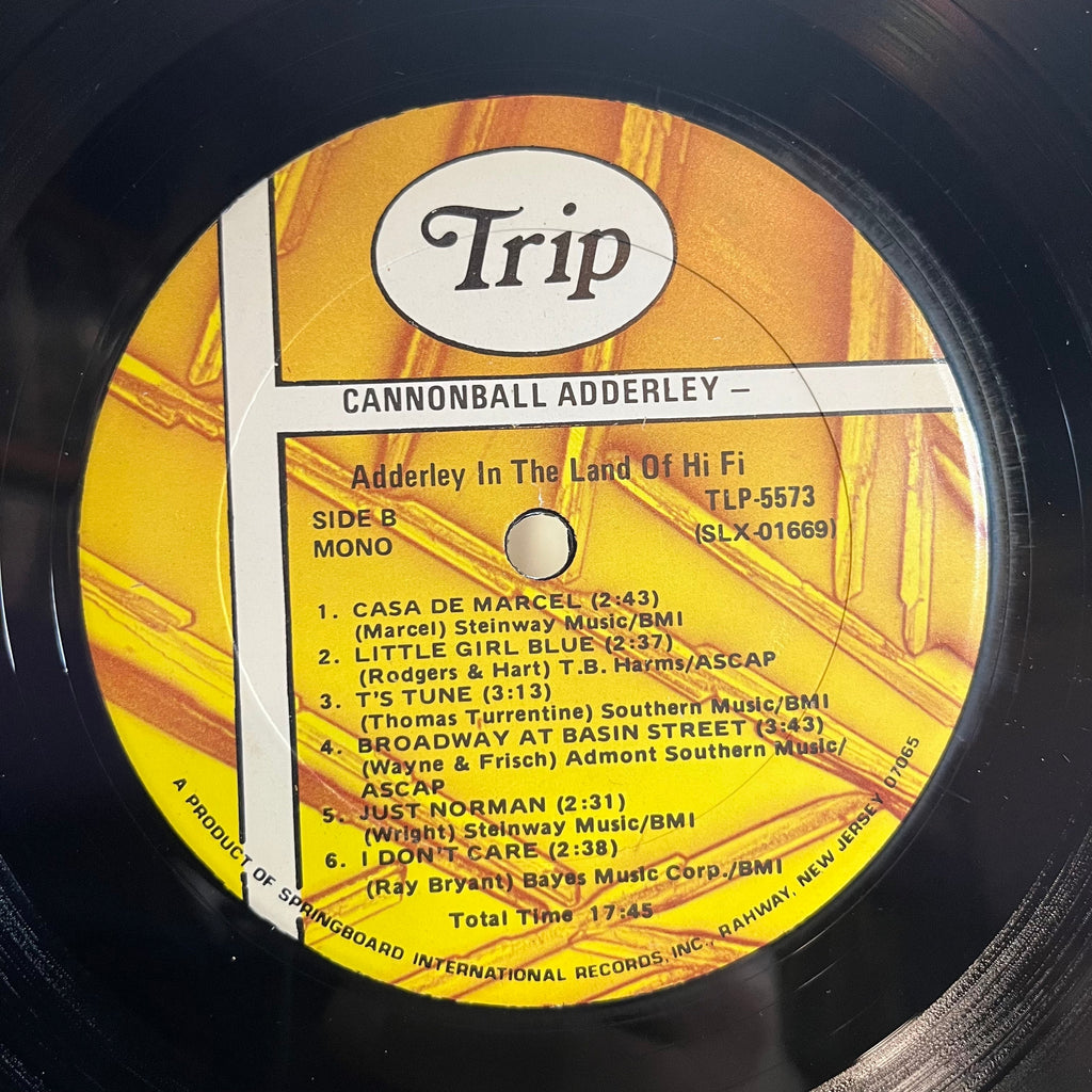 Cannonball Adderley - In The Land Of Hi-Fi (LP) | Near Mint (NM) Near Mint (NM)