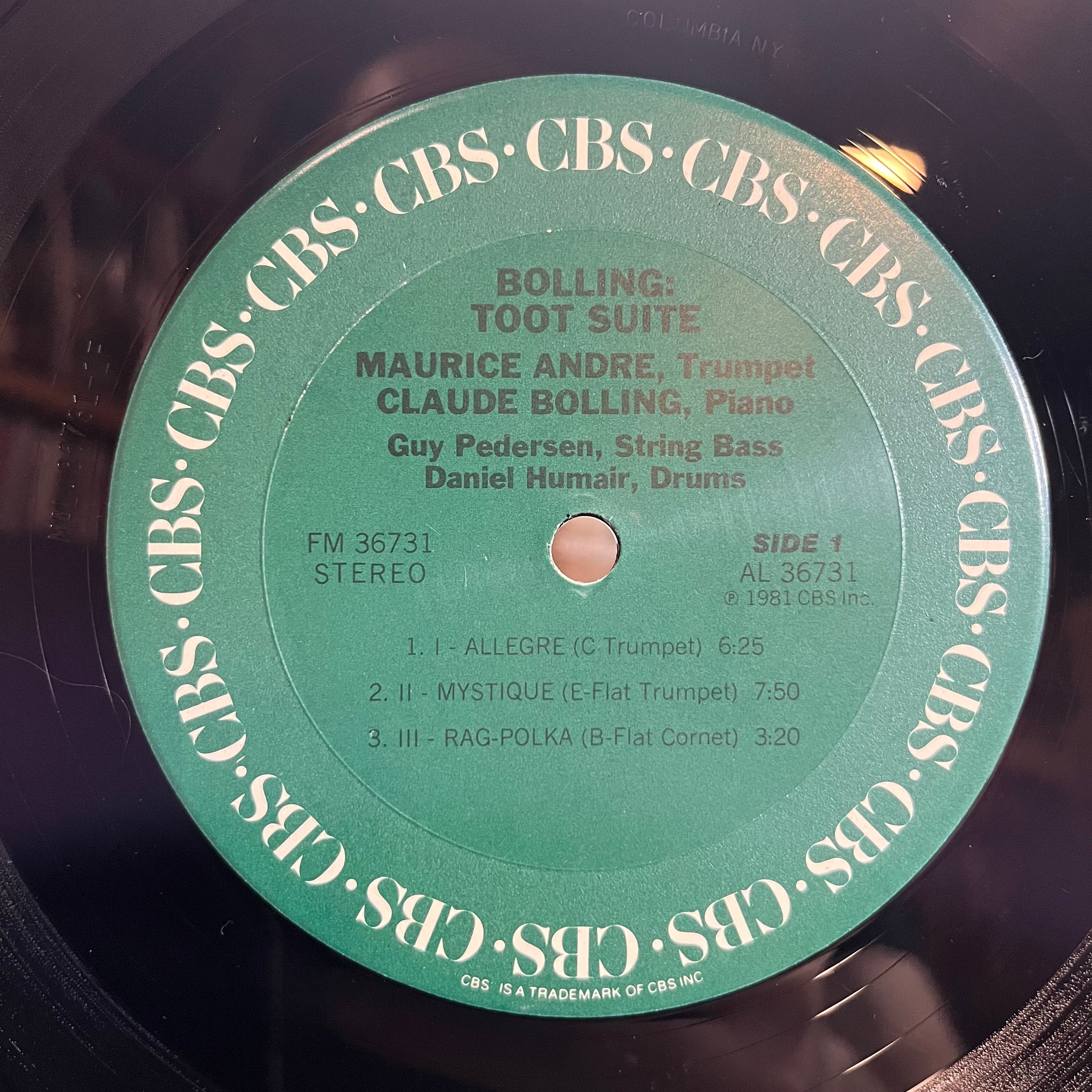 Maurice André - Bolling: Toot Suite (LP) | Near Mint (NM) Excellent+ (EX+)