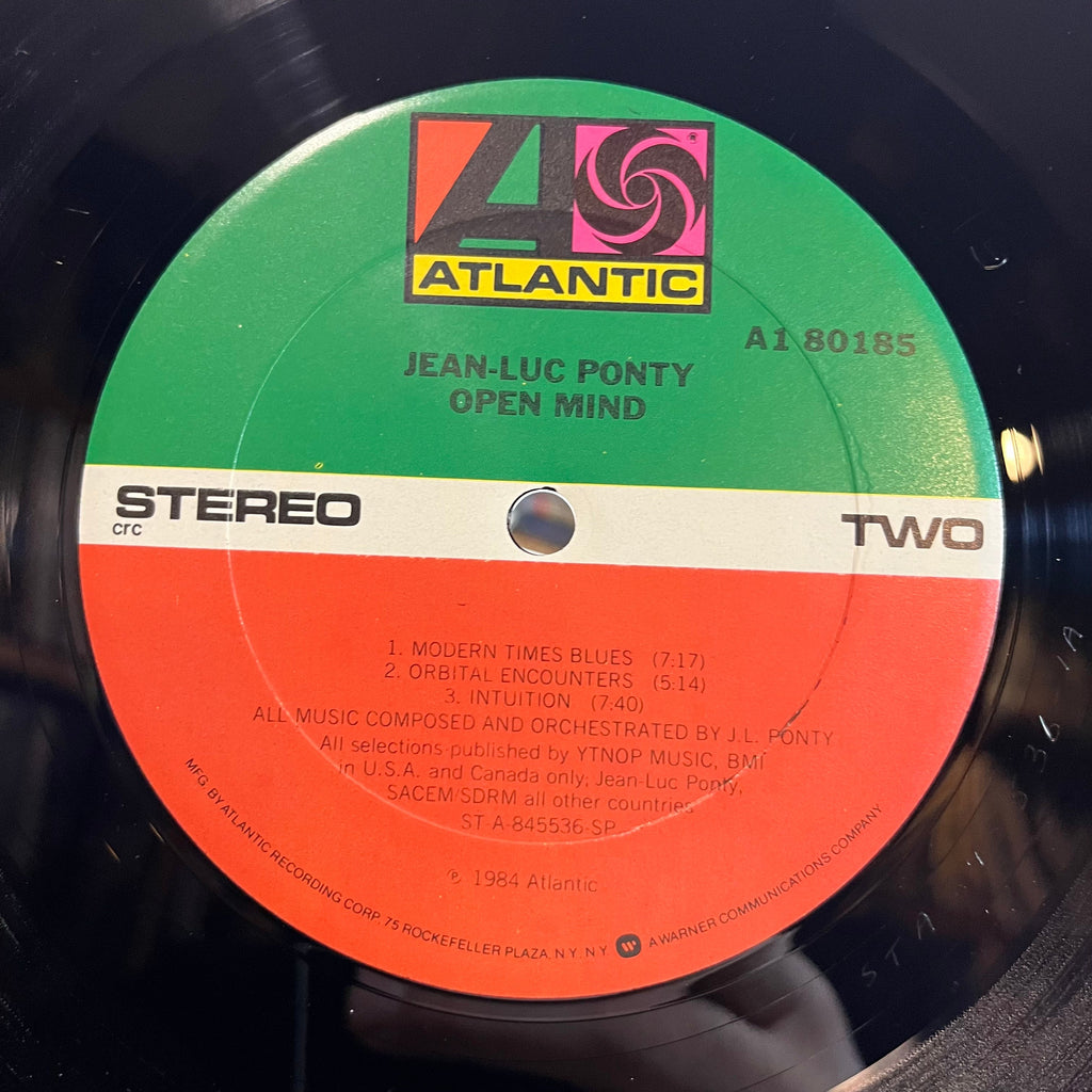 Jean-Luc Ponty - Open Mind (VINYL) | Near Mint (NM) Near Mint (NM)