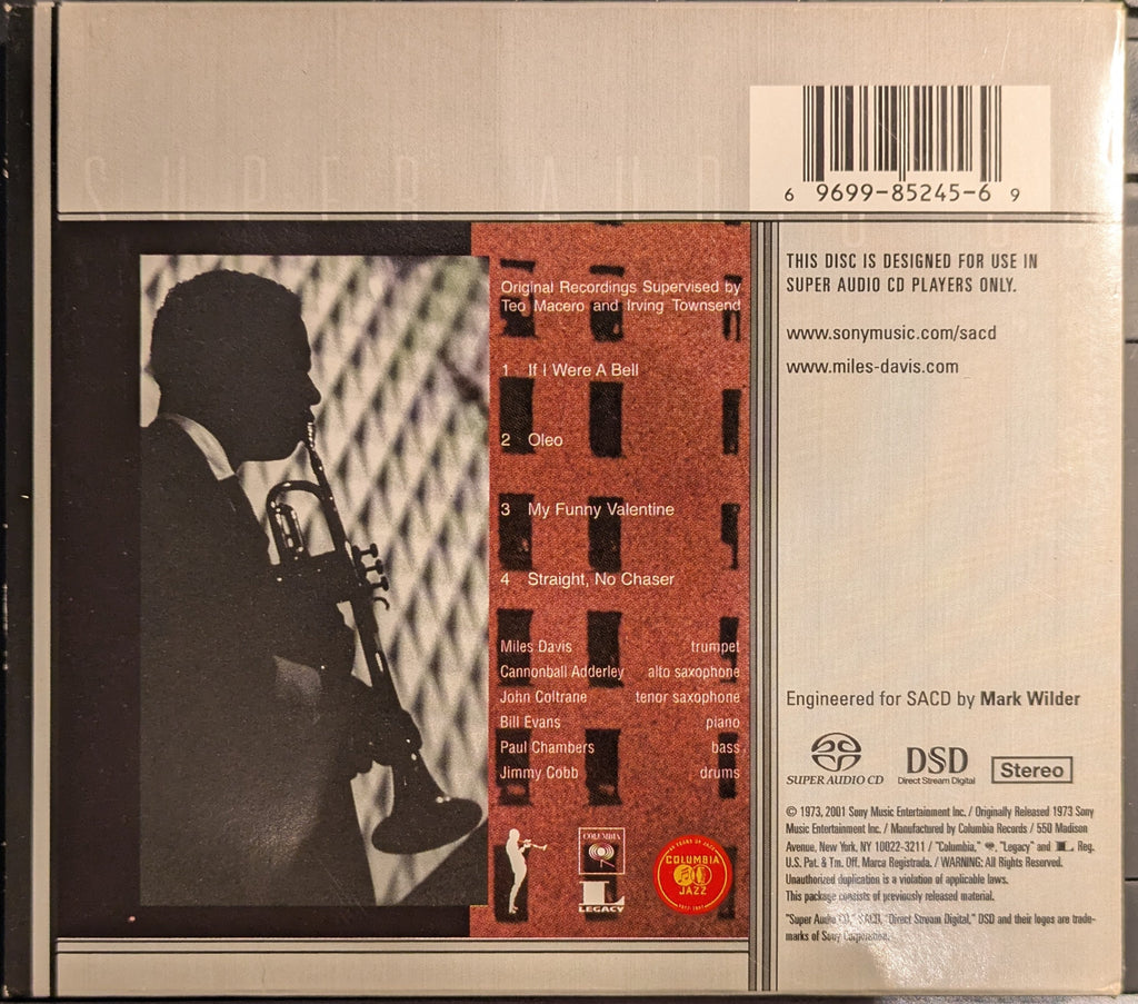 The Miles Davis Sextet - Jazz At The Plaza Volume 1 (SACD) | Near Mint (NM) Near Mint (NM)
