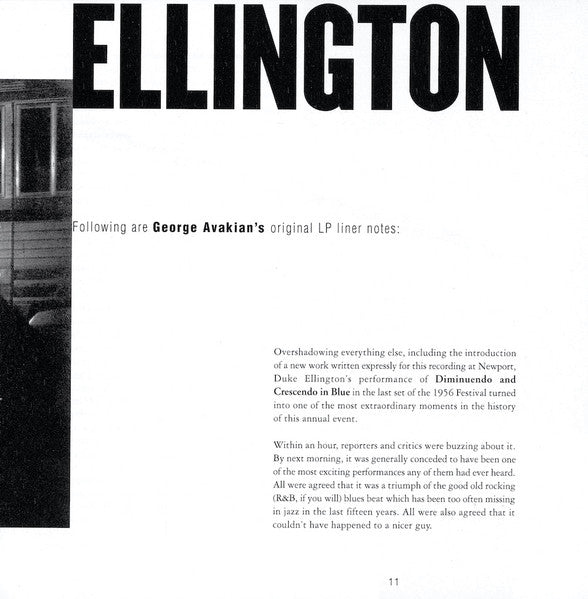 Duke Ellington - Ellington At Newport 1956 (Complete) (2xCD) | Near Mint (NM or M-)