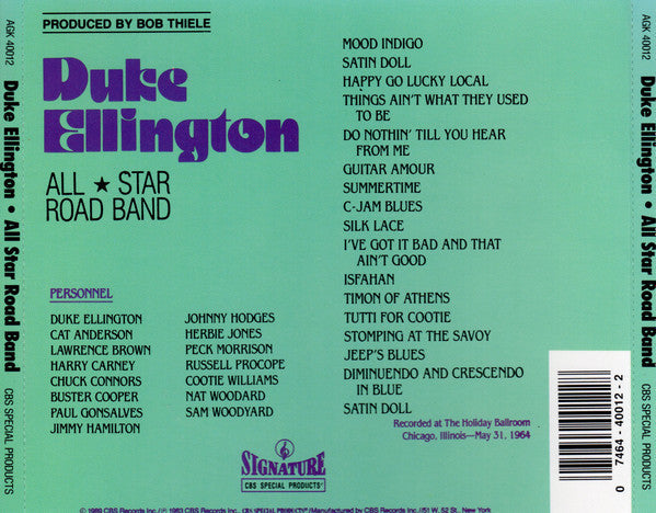 Duke Ellington - All Star Road Band (CD) | Near Mint (NM) Near Mint (NM)