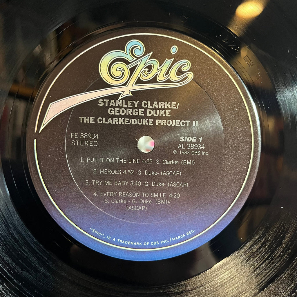 Stanley Clarke/George Duke - The Clarke / Duke Project II (LP) | Near Mint (NM) Near Mint- (NM-)