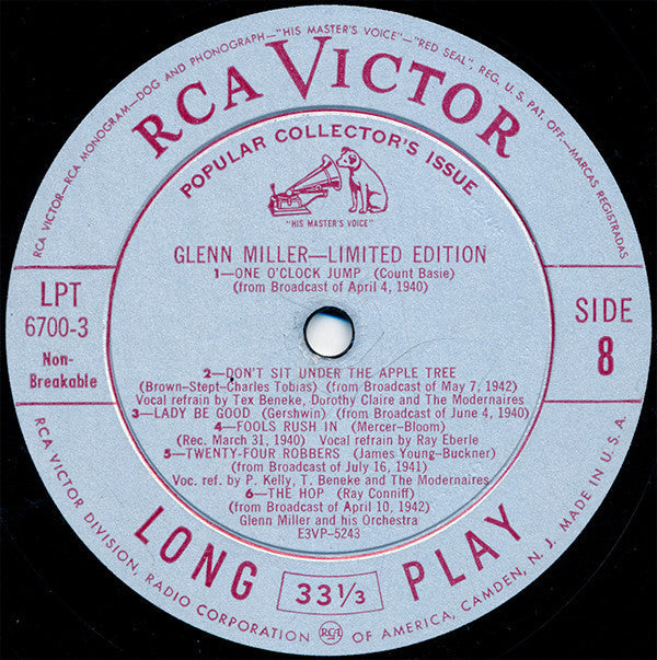 Glenn Miller And His Orchestra - Limited Edition | Very Good Plus (VG+) Near Mint (NM)
