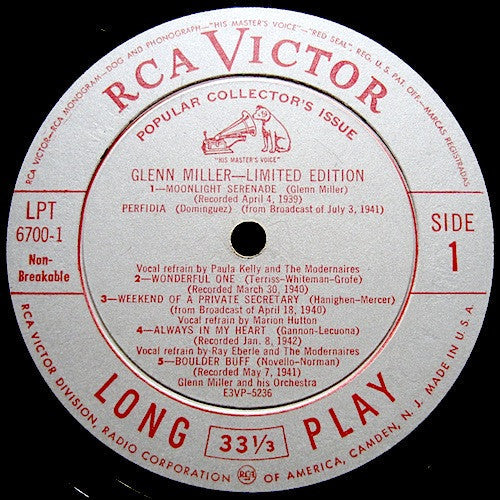Glenn Miller And His Orchestra - Limited Edition | Very Good Plus (VG+) Near Mint (NM)