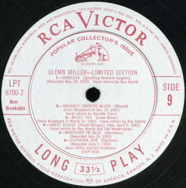 Glenn Miller And His Orchestra - Limited Edition | Very Good Plus (VG+) Near Mint (NM)