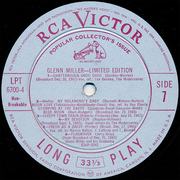 Glenn Miller And His Orchestra - Limited Edition | Very Good Plus (VG+) Near Mint (NM)