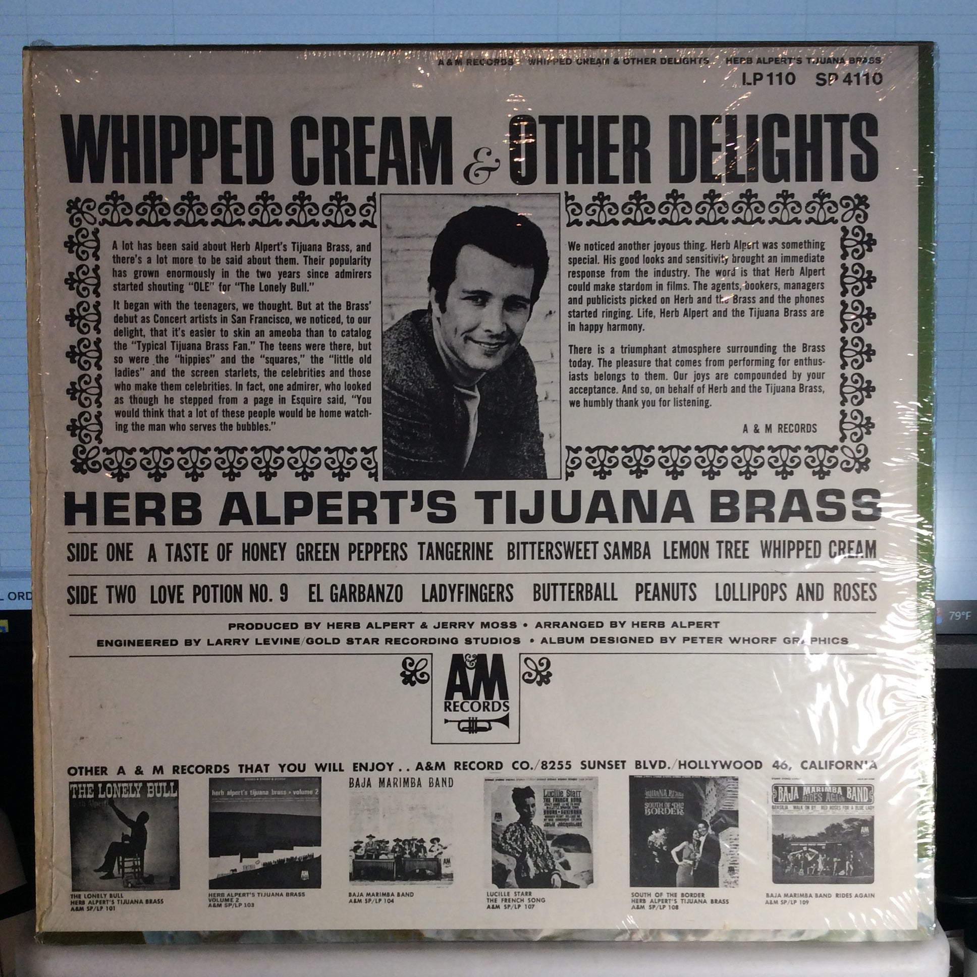 Herb Alpert & The Tijuana Brass - Whipped Cream & Other Delights (VINYL) | Very Good Plus (VG+) Excellent+ (EX+)