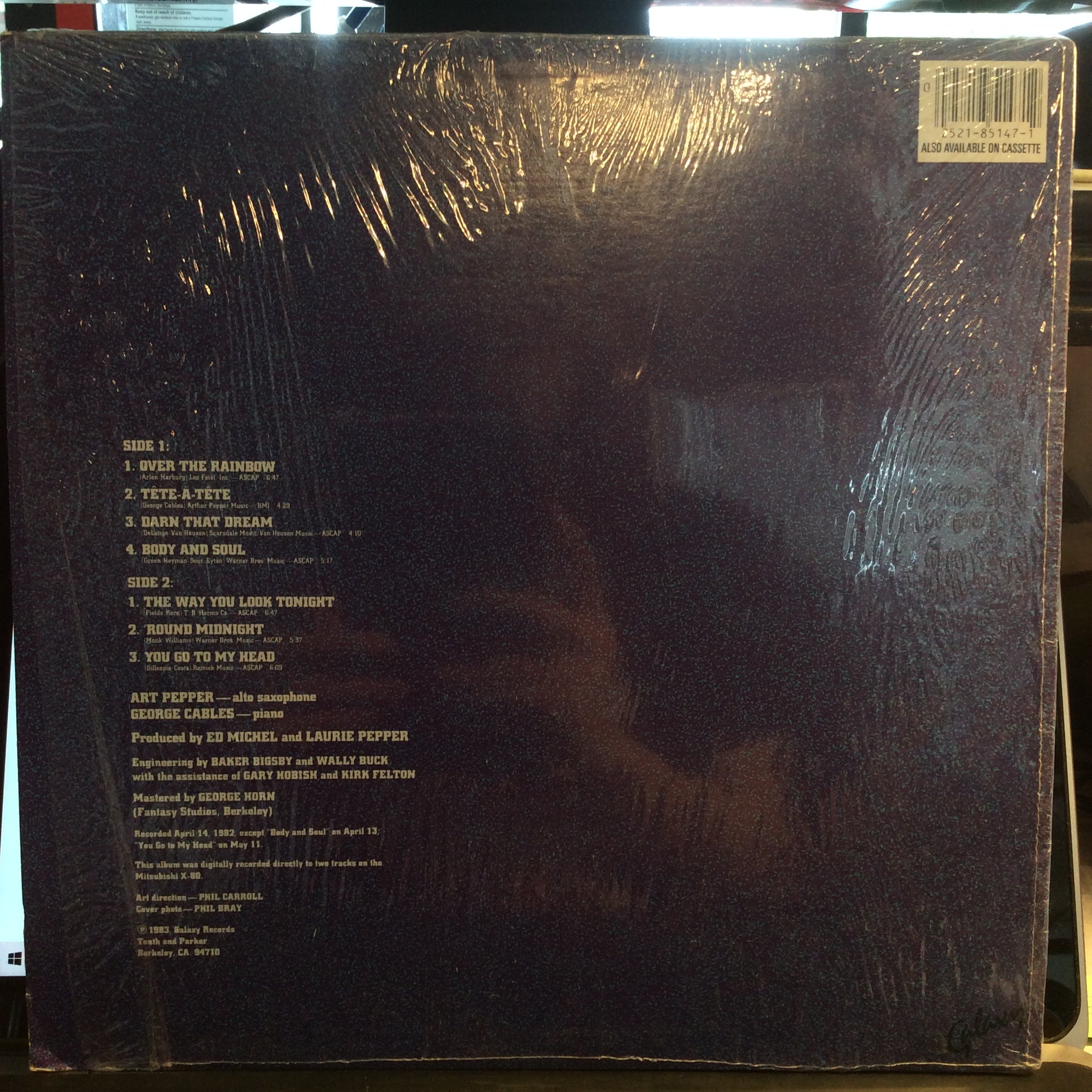 Art Pepper - Tête-À-Tête (VINYL) | Very Good Plus (VG+) Near Mint (NM)
