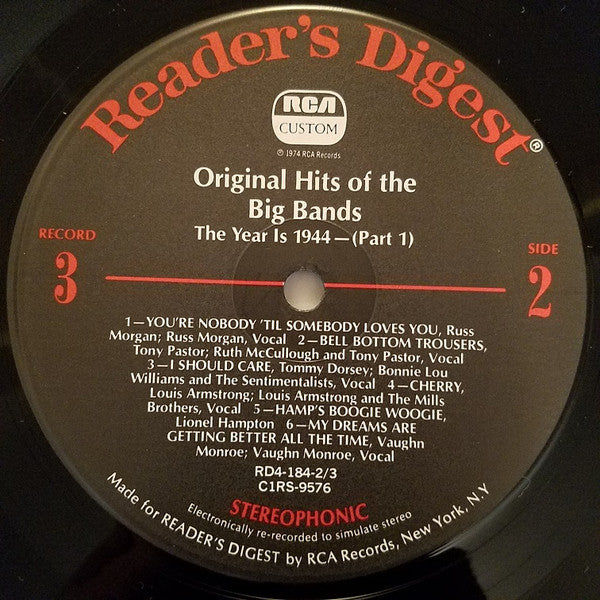 Various - Original Hits Of The Big Bands *BOX* | Very Good Plus (VG+) Very Good Plus (VG+)