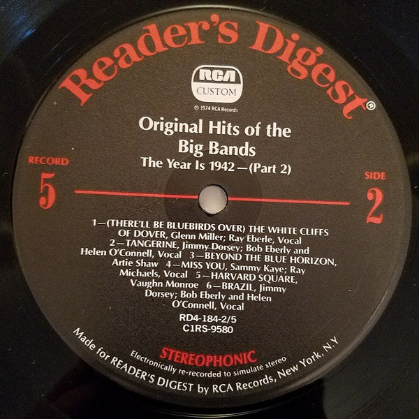 Various - Original Hits Of The Big Bands *BOX* | Very Good Plus (VG+) Very Good Plus (VG+)