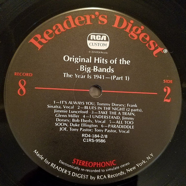 Various - Original Hits Of The Big Bands *BOX* | Very Good Plus (VG+) Very Good Plus (VG+)