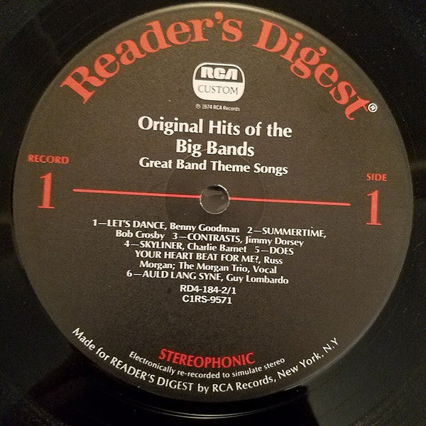 Various - Original Hits Of The Big Bands *BOX* | Very Good Plus (VG+) Very Good Plus (VG+)