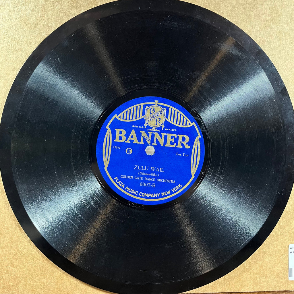 Just Another Day Wasted Away / Zulu Wail (SHELLAC 78) | Very Good Plus (VG+) Generic