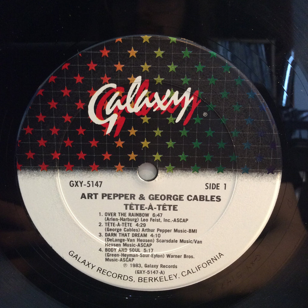 Art Pepper - Tête-À-Tête (VINYL) | Very Good Plus (VG+) Near Mint (NM)